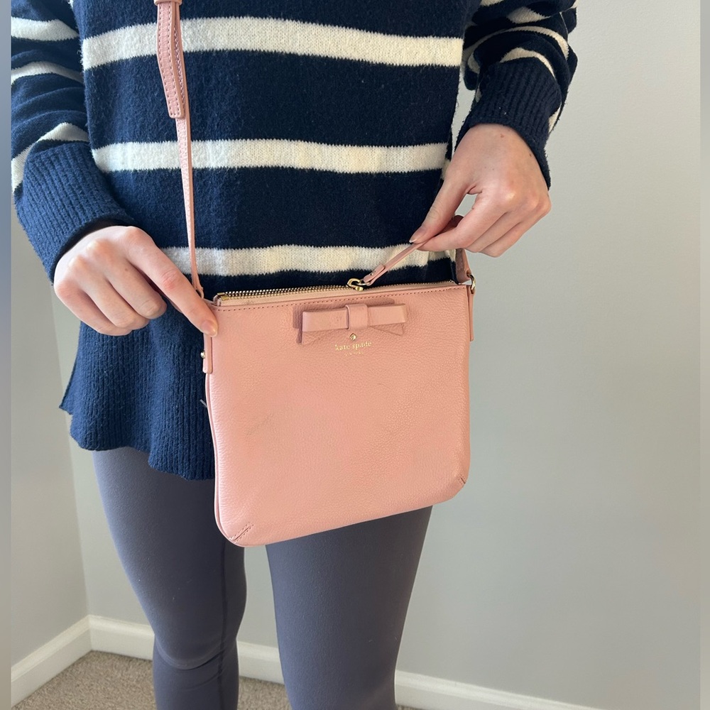 Kate Spade pink cross body bag